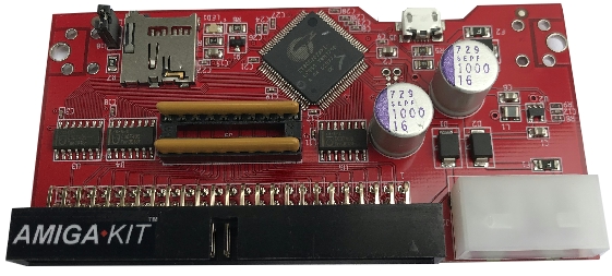 SCSI to MicroSD Adapter (Rear View)